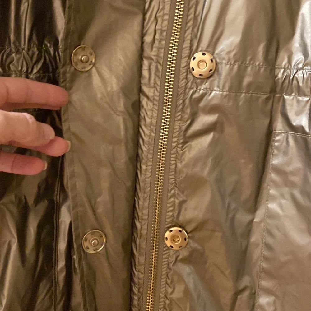 ANORAK Metallic Rain Coat. Sz. XL - Picture 6 of 15